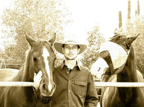Allan Sturm the cowboy in Arizona